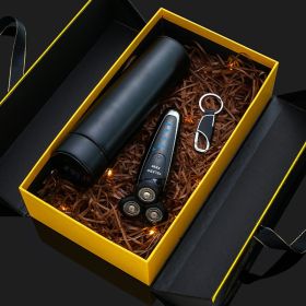 Men's High-end Business Gift Vacuum Cup Package Shaver (Option: H Style-Gift Box Gift Bag)