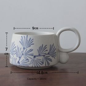 Creative Handmade Blue And White Underglaze Porcelain Cup (Option: Type A No 1 Cup-380ml)
