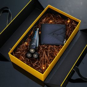 Men's High-end Business Gift Vacuum Cup Package Shaver (Option: M Style-Gift Box Gift Bag)
