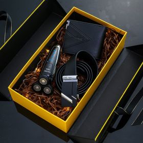 Men's High-end Business Gift Vacuum Cup Package Shaver (Option: O Style-Gift Box Gift Bag)