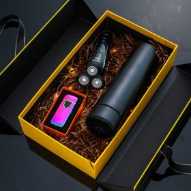 Men's High-end Business Gift Vacuum Cup Package Shaver (Option: J Style-Gift Box Gift Bag)