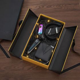 Men's High-end Business Gift Vacuum Cup Package Shaver (Option: P Style-Gift Box Gift Bag)